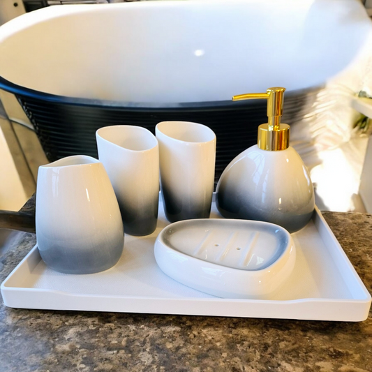 Modern Bathroom Accessories Set 1-5 Pieces